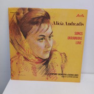 Vintage Alicia Andreadis Songs Ukranians Love Vinyl Record Album
